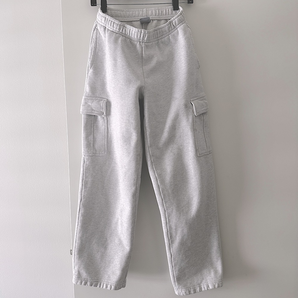 Light Gray Cargo Jogger Pants - Unbranded